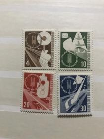 德国1950年代邮票 新一套 网价目录价极高 后面网价截图