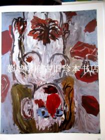 大开本/布面精装/书衣/德国当代著名画家巴塞利兹图录ANDREAS FRANZKE《GEORG BASELITZ》