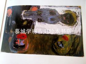 大开本/布面精装/书衣/德国当代著名画家巴塞利兹图录ANDREAS FRANZKE《GEORG BASELITZ》