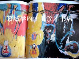 大开本/布面精装/书衣/德国当代著名画家巴塞利兹图录ANDREAS FRANZKE《GEORG BASELITZ》