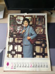 1981年美女演员挂历13张全，12月份有破损其余月份品佳
