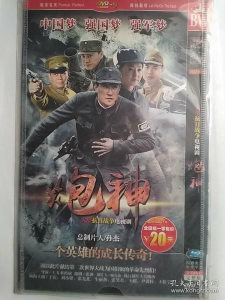 碟片dvd：大型抗日战争剧《炮神》于震刘小锋张光北