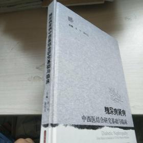 糖尿病肾病中西医结合研究基础与临床  正版 内页干净