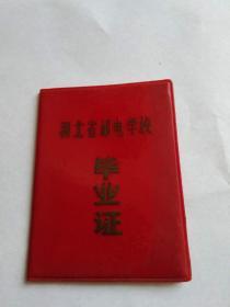 老证件;毕业证[湖北省邮电学校1983]