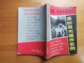 深圳股市操作实例 股票,叩击中国大门 水运宪 著