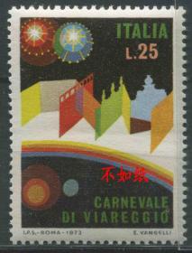 stamp06意大利邮票 1973年 维亚雷焦狂欢节 1全新 DD