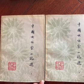 中国女作家小说选上下册1981年