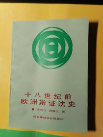 十八世紀前歐洲辯證法史