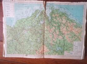 1953年精装本，，，地图册，，16开。