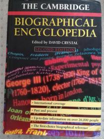 The Cambridge Biograhical Encyclopedia   by David Crystal  英语原版传记百科全书