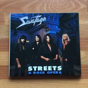 摇滚乐：Savatage前卫金属乐队CD专辑Streets: A Rock Opera