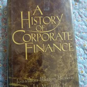 A history of corporate finance