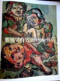 大开本/布面精装/书衣/德国当代著名画家巴塞利兹图录ANDREAS FRANZKE《GEORG BASELITZ》