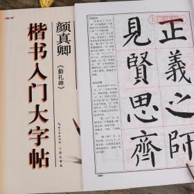 学海轩 颜真卿勤礼碑 楷书入门大字帖 中国书法入门教程 武道湘编著 颜体楷书毛笔字帖书法临摹书籍 笔画部首结构布势讲解作品创作