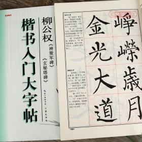 楷书入门大字帖·柳公权《神策军碑》《玄秘塔碑》