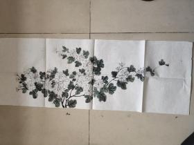 874无款国画花卉一张