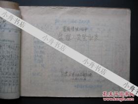 1950年代初 受训人员 登记表一批 珍贵历史资料 收藏一段真历史  请看图！