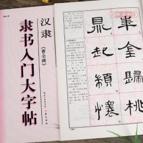 学海轩 汉隶曹全碑 隶书入门大字帖 中国书法入门教程 武道湘编著 汉代隶书毛笔字帖书法临摹练书籍 笔画部首结构布势讲解作品创作