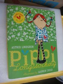 Pippi Longstocking【长袜子皮皮，阿斯特丽德•林格伦，英文原版插图本 大16开 厚粉纸彩印】illustrated by Lauren Child 牛津出版