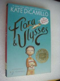 英文原版 Flora and Ulysses 弗罗拉与松鼠侠 纽伯瑞金奖 Kate DiCamillo