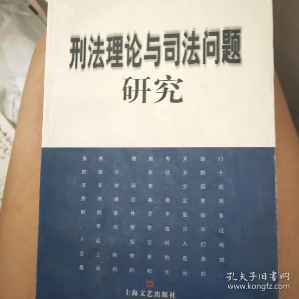 刑法理论与司法问题研究