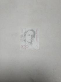 外国邮票小邮票 老女人图案