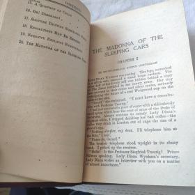 The Madonna of the Sleeping Cars.192X年读者文库初版，自由圣女，毛里斯·迪科博罗著，二十世纪初最畅销作品，8幅珍贵荧幕剧照插图，小32开精美压花烫金布面精装古董书，稀见