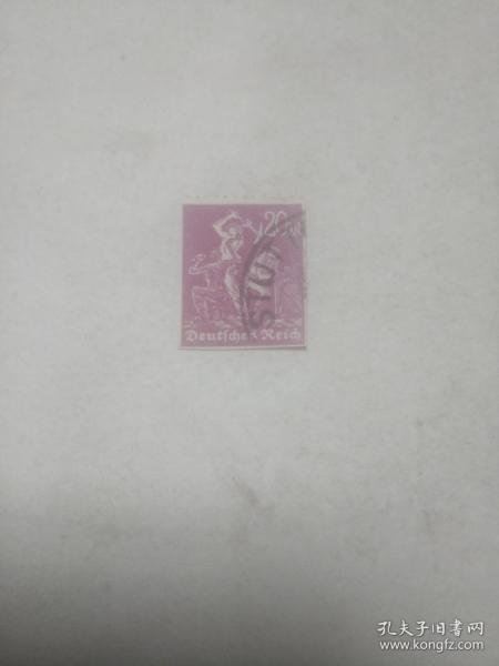 小外国邮票小邮票 砸石头图案