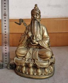 黄铜太上老君像