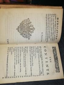 1730年  The Works of Edmund Waller Esq in Verse and Prose  《埃德蒙·沃勒诗文集 》 精美藏书票 少许插图 1本全