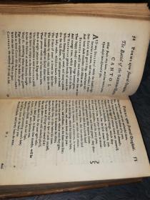 1730年  The Works of Edmund Waller Esq in Verse and Prose  《埃德蒙·沃勒诗文集 》 精美藏书票 少许插图 1本全