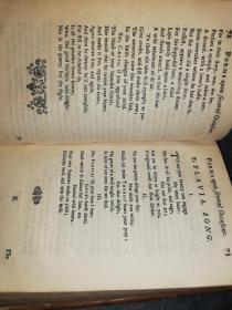 1730年  The Works of Edmund Waller Esq in Verse and Prose  《埃德蒙·沃勒诗文集 》 精美藏书票 少许插图 1本全