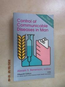 外文书  Control  of  Communicabie  Diseases  in  Man  15th  Edition（共532页，32开）.