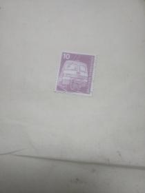 小外国邮票小邮票 有轨电车图案