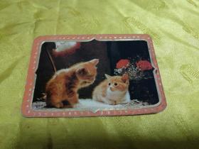 1987年小猫日历卡片