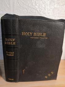 THE HOLY BIBLE CONTAINING THE OLD AND NEW TESTAMENTS 含彩色插图 三面刷金