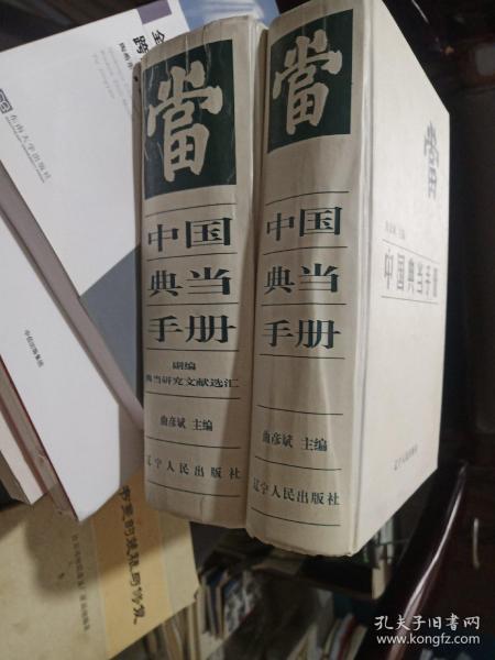 典当研究文献选汇:中国典当手册副编  两册