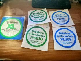 D'Addario 美国 达达里奥吉他弦 内装四个独立袋 4根