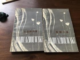 王昌龄诗集 东坡小品（两本合售）百花洲文库