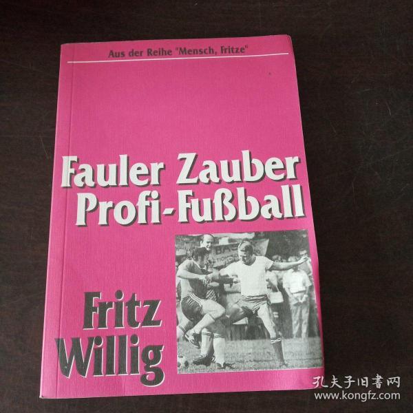 faucet zauber profi-fubball（德语 原版，签名本）