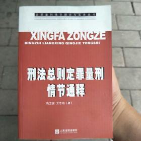 刑法总则定罪量刑情节通释