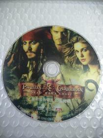 加勒比海盗2 亡灵宝藏 DVD（裸盘1张）【已测试播放正常】