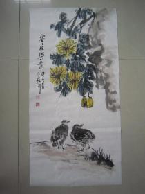 著名画家--杜金声先生《安居乐业》纸本软片、保真、