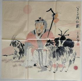 南京艺术学院教授，中国美协会员，著名画家吴元奎精品国画人物