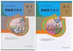 小学教师用书2二年级数学上下册2本人教版教师教学用书