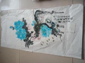 字画，软片（花鸟） 98x50cm