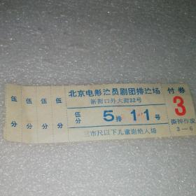 1983年北京电影演员剧团排演场