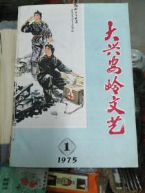 期刊杂志美术，大兴安岭文艺（合刊1975.1.2.3.4。1976.1.2.3.4,）