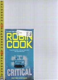 |优惠特价| 原版英语小说 Critical / Robin Cook【店里有许多英文原版小说欢迎选购】