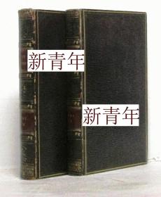 稀缺 《托马斯·格雷的作品--他的诗歌和书信，回忆录 2卷全 》 约1825年出版